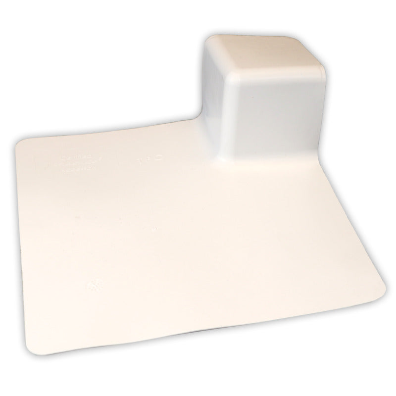 Flashco Universal TPO Inside/Outside Corner Flashing, White, 3 in x 3 in x 6 in (60 mil)