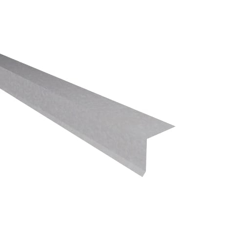 Able Galvanized Drip Edge with Kickout Brown 2" x 2" 26 GA 90 degree