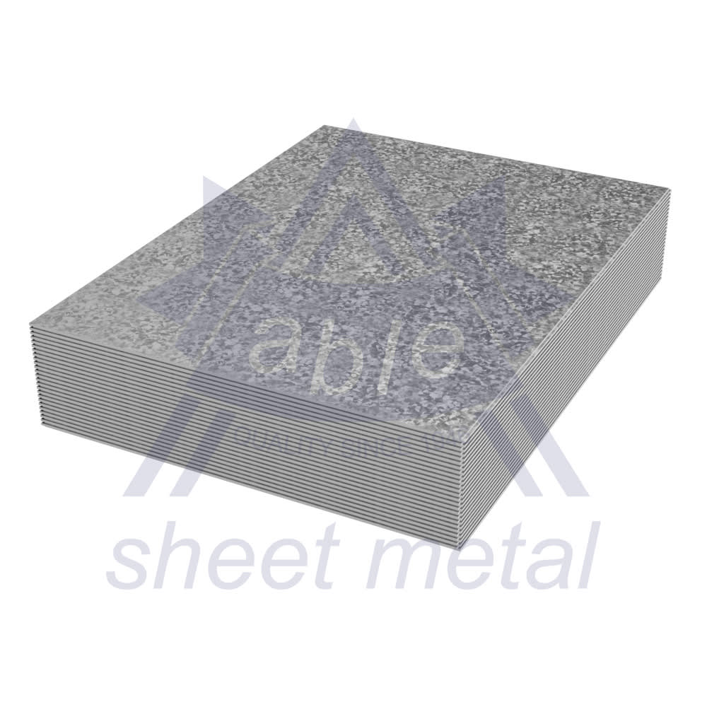 Able Galvanized Flat Shingles 8" x 12" 30 GA