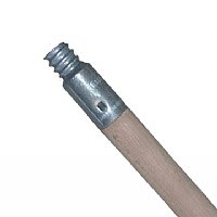 C&R 60" Metal Threaded Broom Handle 60" x 15/16"