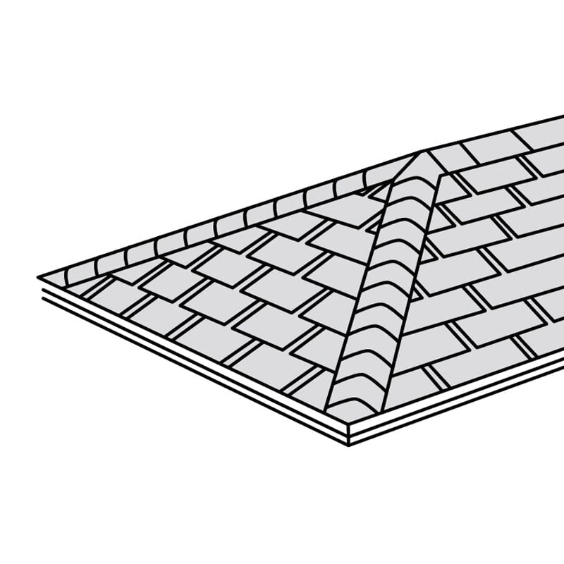 Atlas StormMaster Scotchgard Hip & Ridge Shingles Aspen Grove
