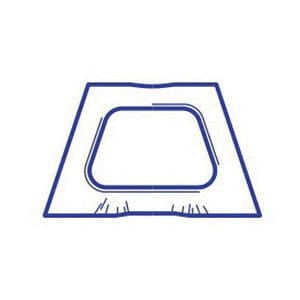 Bay Cities Aluminum Roof Dormer Vent Mill 12" x 24"