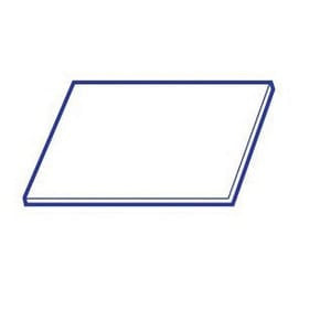 Bay Cities Galvanized Flat Shingles Brown 5" x 7" 26 GA 50/Bundle
