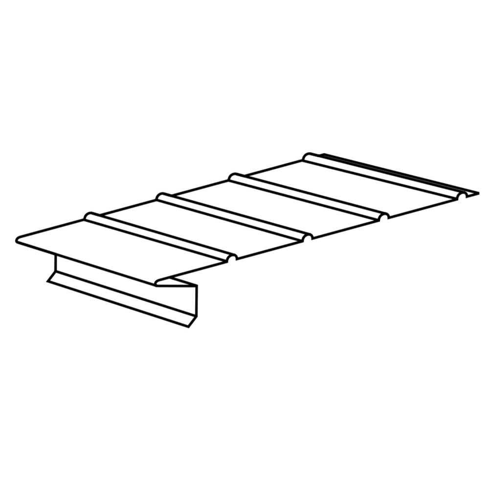 TopShield Aluminum F8 Drip Edge Flashing 30 White 10' .019