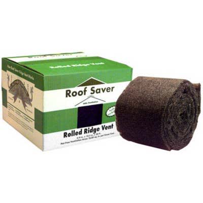 Roof Saver Rolled Ridge Vent 20'