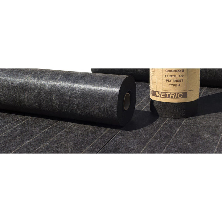 CertainTeed Flintglas Ply 4 Sheet Non-Modified Interply & Base Sheet 39-3/8" x 164' 7" Non-Modified