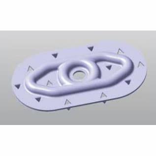 Carlisle Barbed Roofing Plates 2-3/8" 1000/Carton