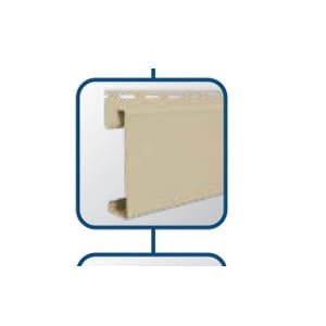 CertainTeed Vinyl Window & Door Lineal Trim Colonial White