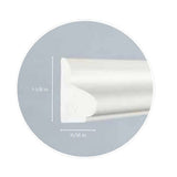CertainTeed Restoration Millwork PVC 164 Base Cap 11/16" x 1-1/8" x 16'