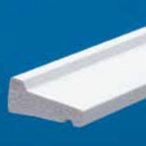 CertainTeed Restoration Millwork PVC Drip Cap Natural White 11/16" x 1-5/8" x 16'