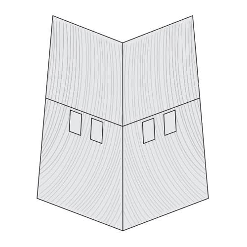 CertainTeed Cedar Impressions Individual Corners Driftwood Blend Dark