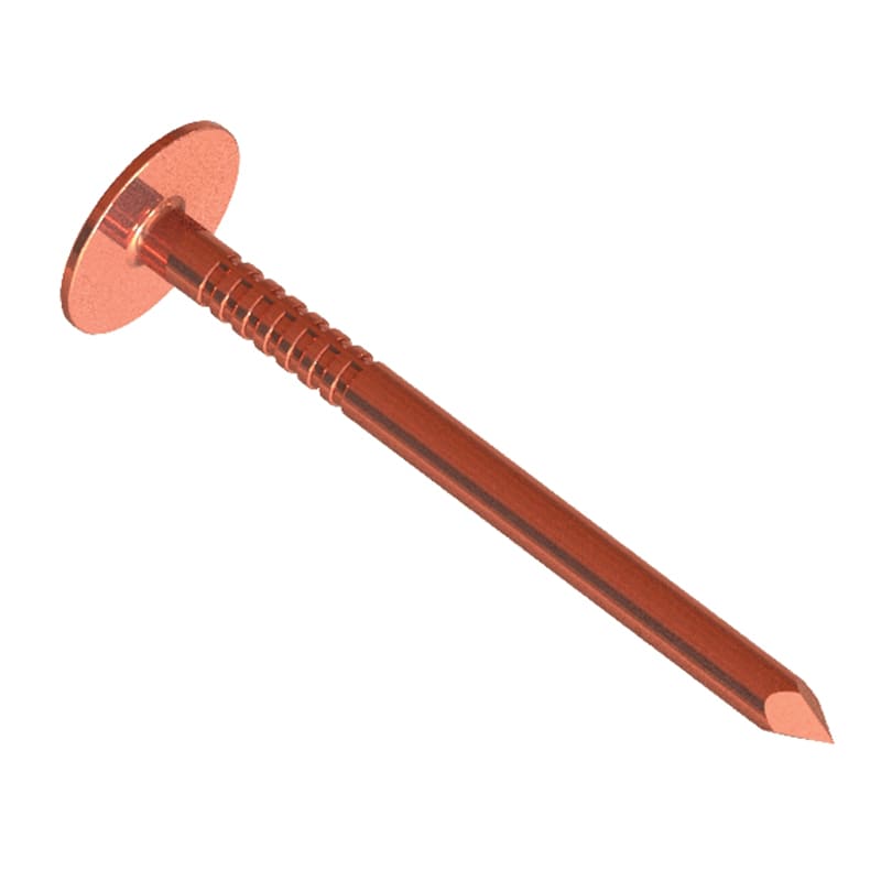 Clendenin Copper Smooth Shank Slating Nail 1-1/2" 50 lb 11 GA