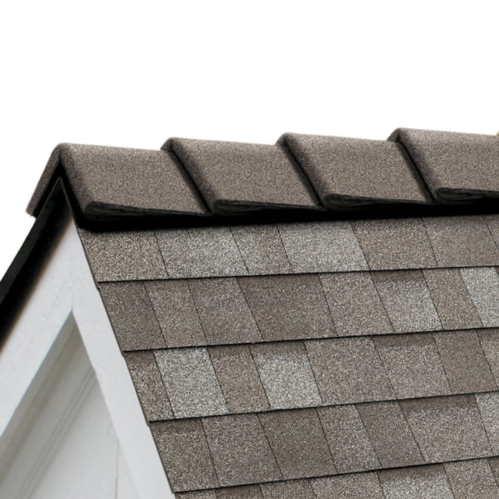 Owens Corning DecoRidge Cool Hip & Ridge Cliffside Gray & Summerwood 10" x 11-1/2"