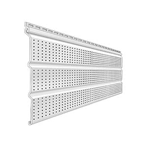 Royal Exterior Portfolio Vinyl T4 Soffit 01 Aspen White 12" x 12' Full Vent