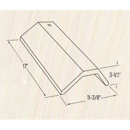 Eagle Double Eagle Bel Air Concrete Ridge Rockledge 17" x 12-3/8"