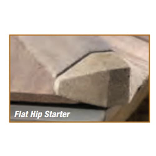 Eagle Flat Tile Concrete Hip Starter Arcadia Canyon Brown Brushed