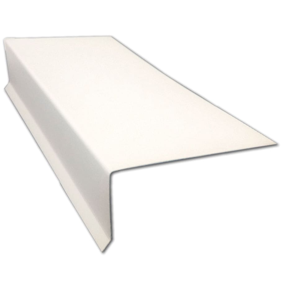 FlashCo FlashEdge TPO Coated Clad Metal Drip Edge White 2" x 4"