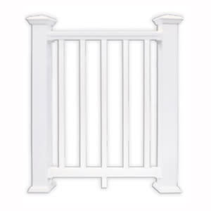 Fairway Landmarke V110 Vinyl Stair Rail Kit White 8' x 36"