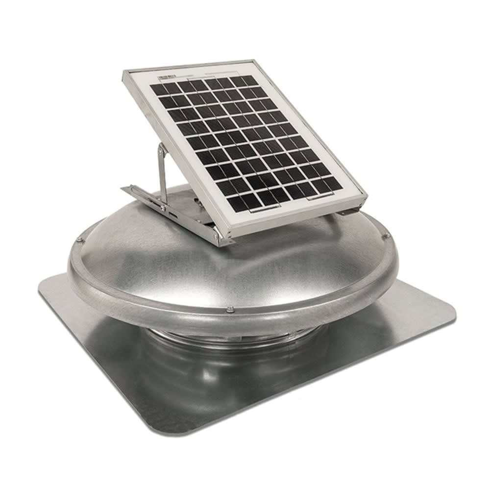 GAF Master Flow Green Machine Solar Powered Vent Black 25" x 25"