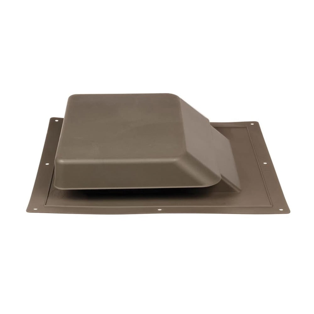 GAF Master Flow IR61 Plastic Slant Back Black 18 1/2" x 17 1/2" x 3-5/8"