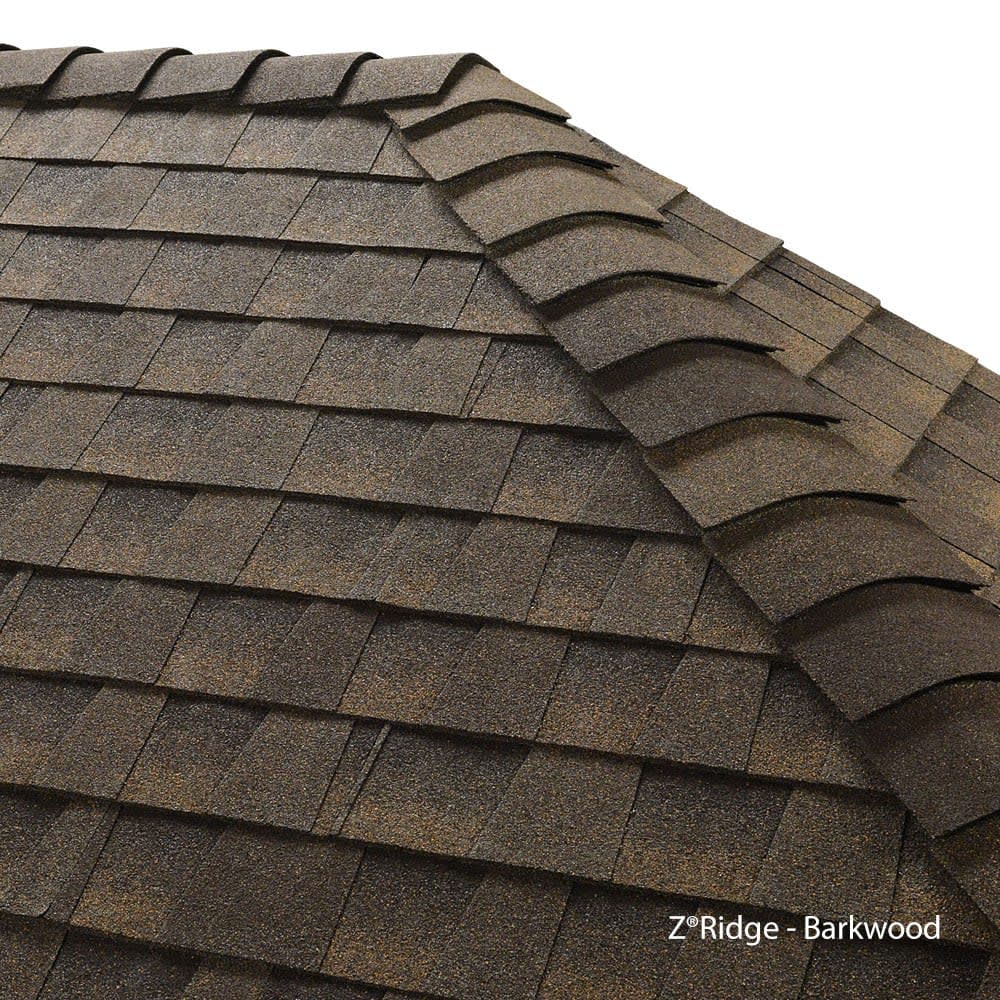 GAF Z-Ridge Hip & Ridge Barkwood
