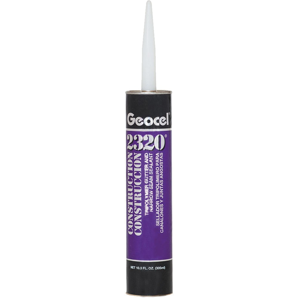 Geocel 2320 Tripolymer Gutter & Narrow Seam Sealant Aluminum Gray