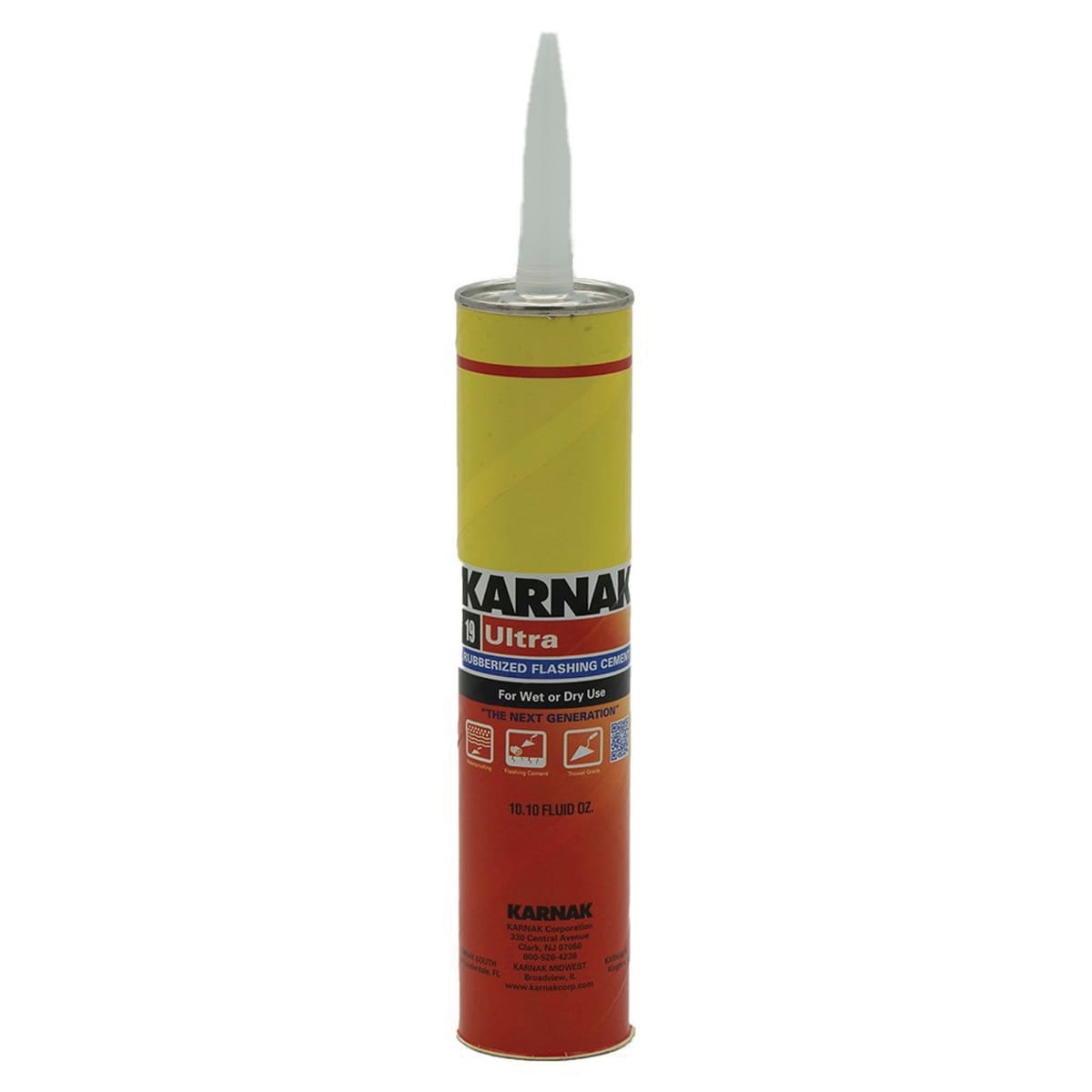 Karnak 19 Ultra Rubberized Flashing Cement Wet/Dry (Emergency Repair) 10.3 oz