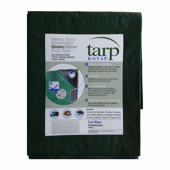 Kotap Tarp Blue Green 30' x 40' 8 MIL