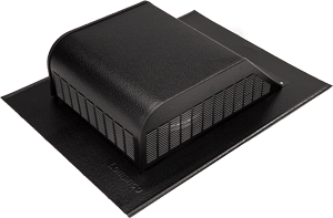 Lomanco Aluminum 770 Slant Back Static Roof Vent Black