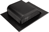 Lomanco Aluminum 770 Slant Back Static Roof Vent Black