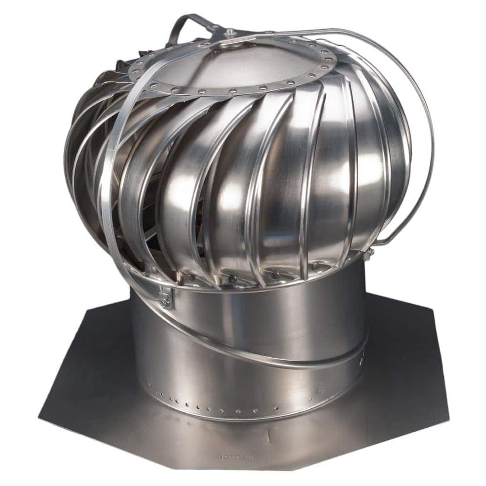 Lomanco Aluminum Externally Braced Whirlybird Turbine Mill 12" x 17-5/8"