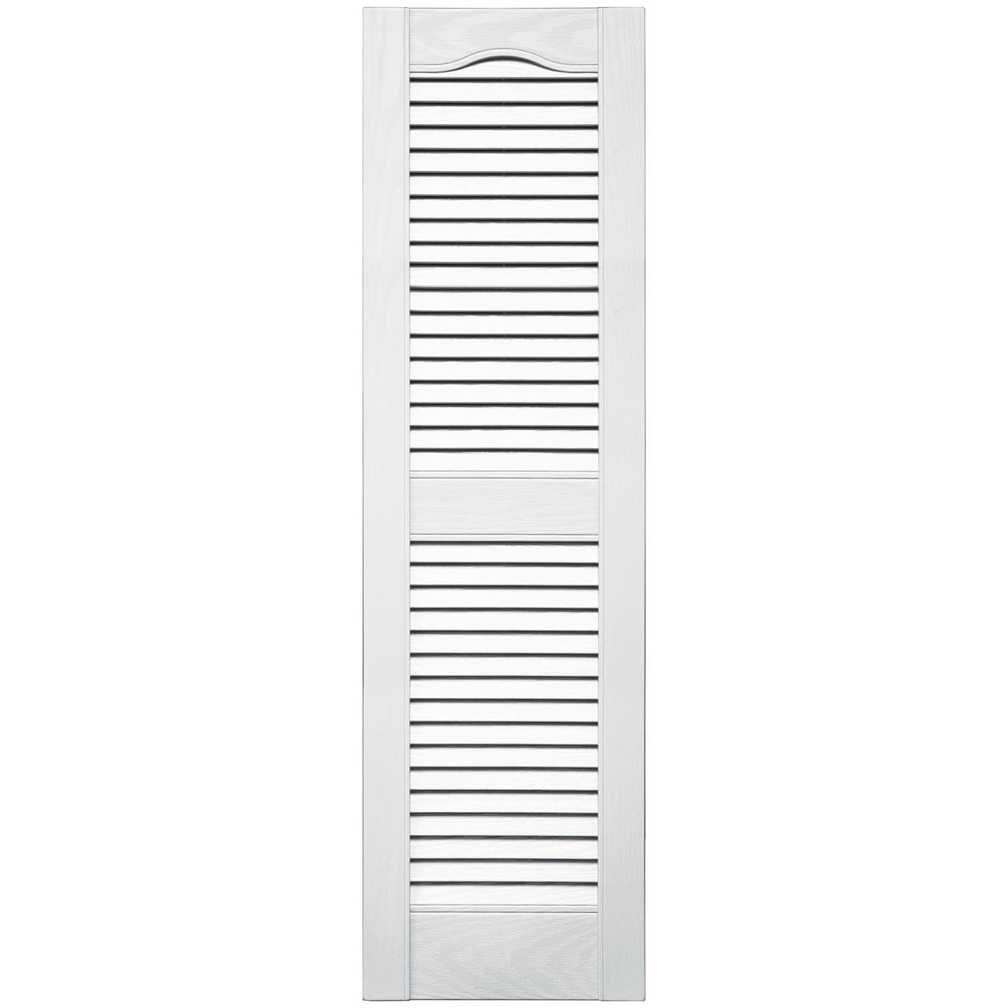Mid-America Standard Open Louver Vinyl Shutters with Shutter-Loks & Screws 004 Wedgewood Blue 14-1/2" x 48"