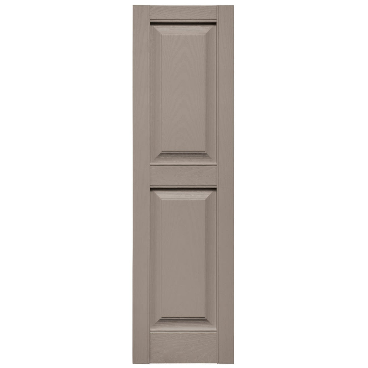 Mid-America Standard Raised Panel Shutter with Shutter-Loks & Screws 008 Clay 14-3/4" x 59"
