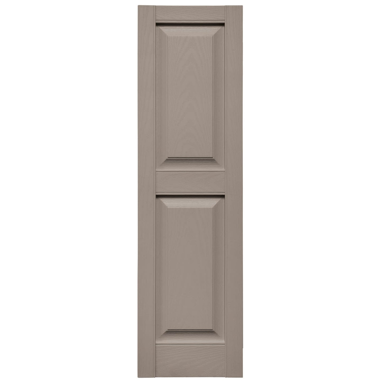 Mid-America Standard Raised Panel Shutter with Shutter-Loks & Screws 008 Clay 14-3/4" x 59"