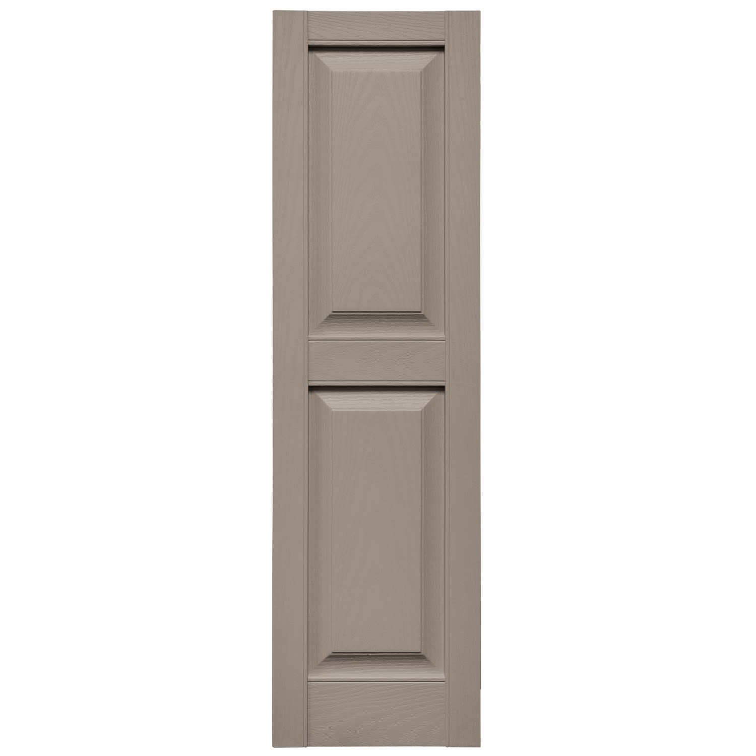 TopShield Raised Panel Shutters 001 White 12" x 31"