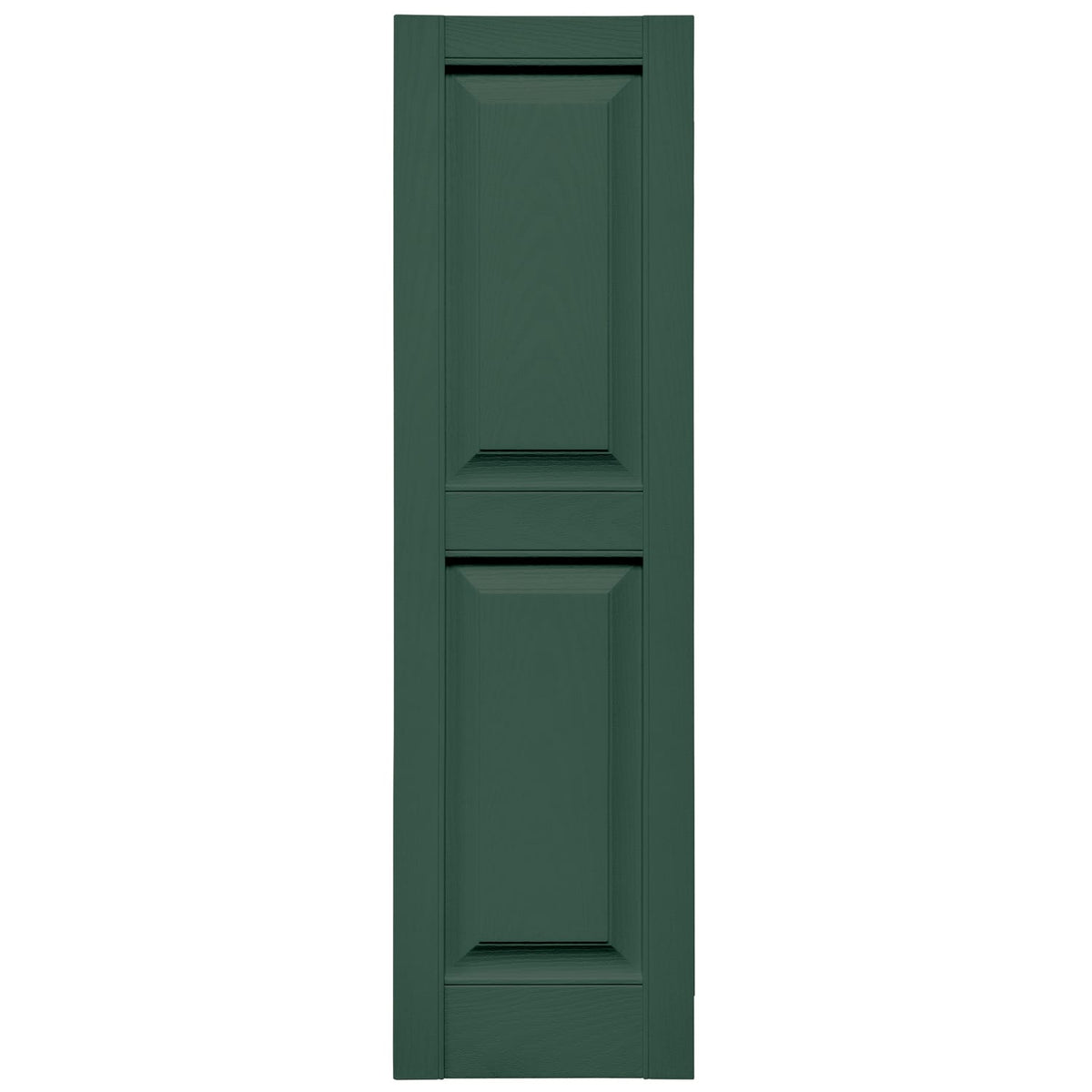 Mid-America Standard Raised Panel Shutter with Shutter-Loks & Screws 028 Forest Green 14-3/4" x 35"