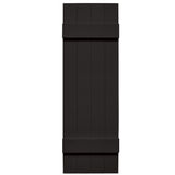 TopShield Joined Board & Batten Shutters 002 Black 14" x 31", 4 Board