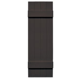 Mid-America Joined Board & Batten Shutters 010 Musket Brown 14" x 59"