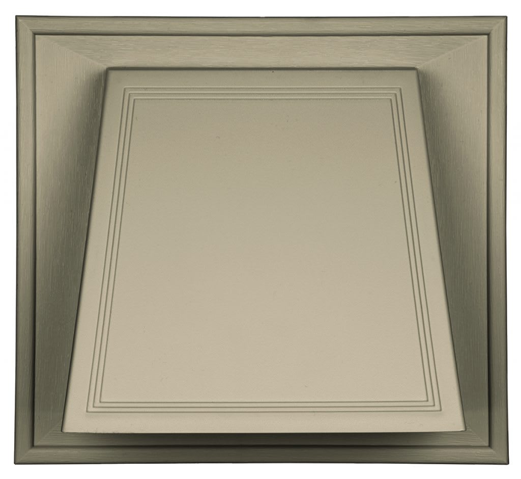 Mid-America Insulated Hooded Dryer Vent 016 Gray 4"