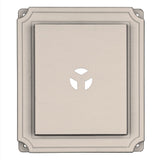 Mid-America Original Scalloped MountMaster 048 Almond 7" x 8"