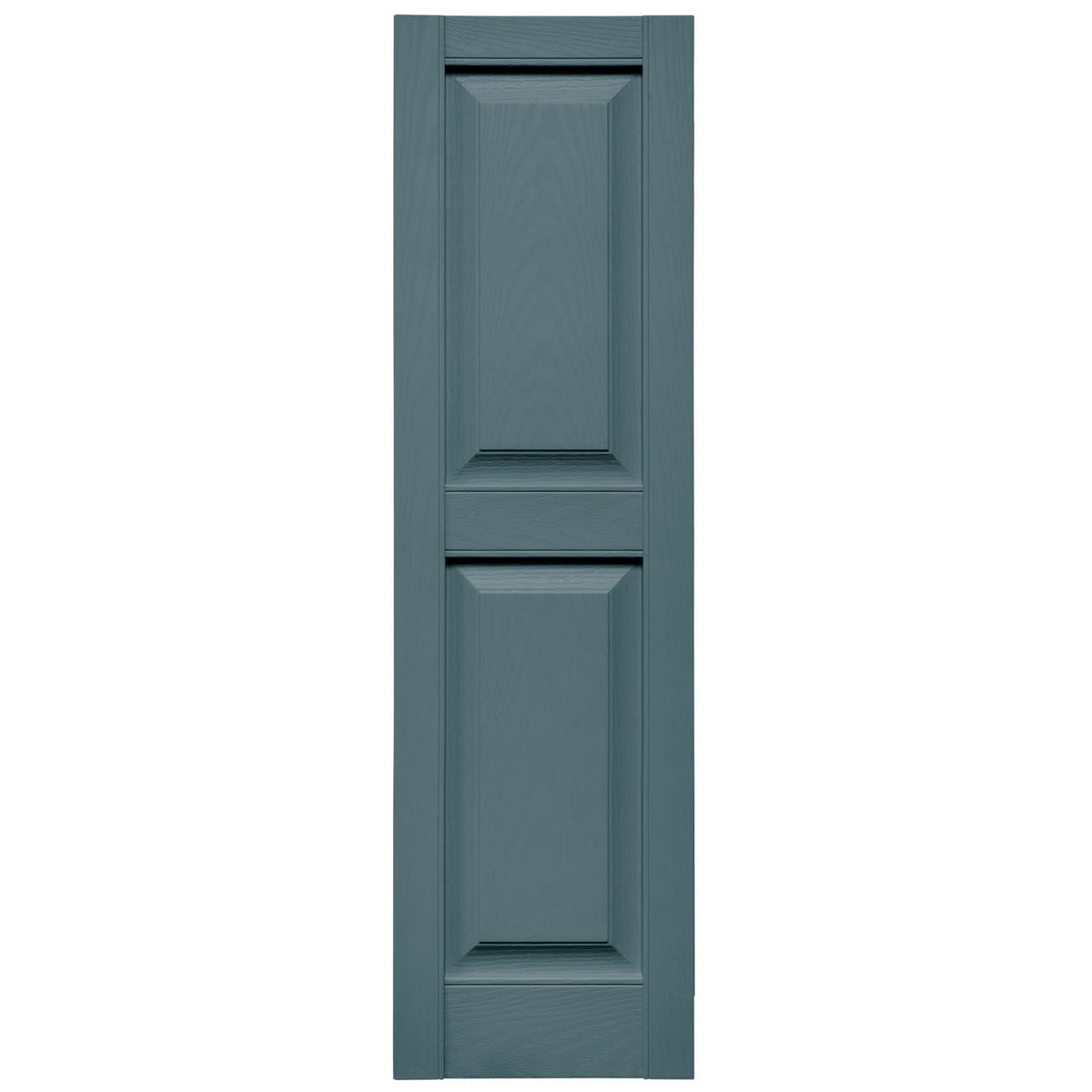 Mid-America Standard Raised Panel Shutter with Shutter-Loks & Screws 004 Wedgewood 14-3/4" x 43"