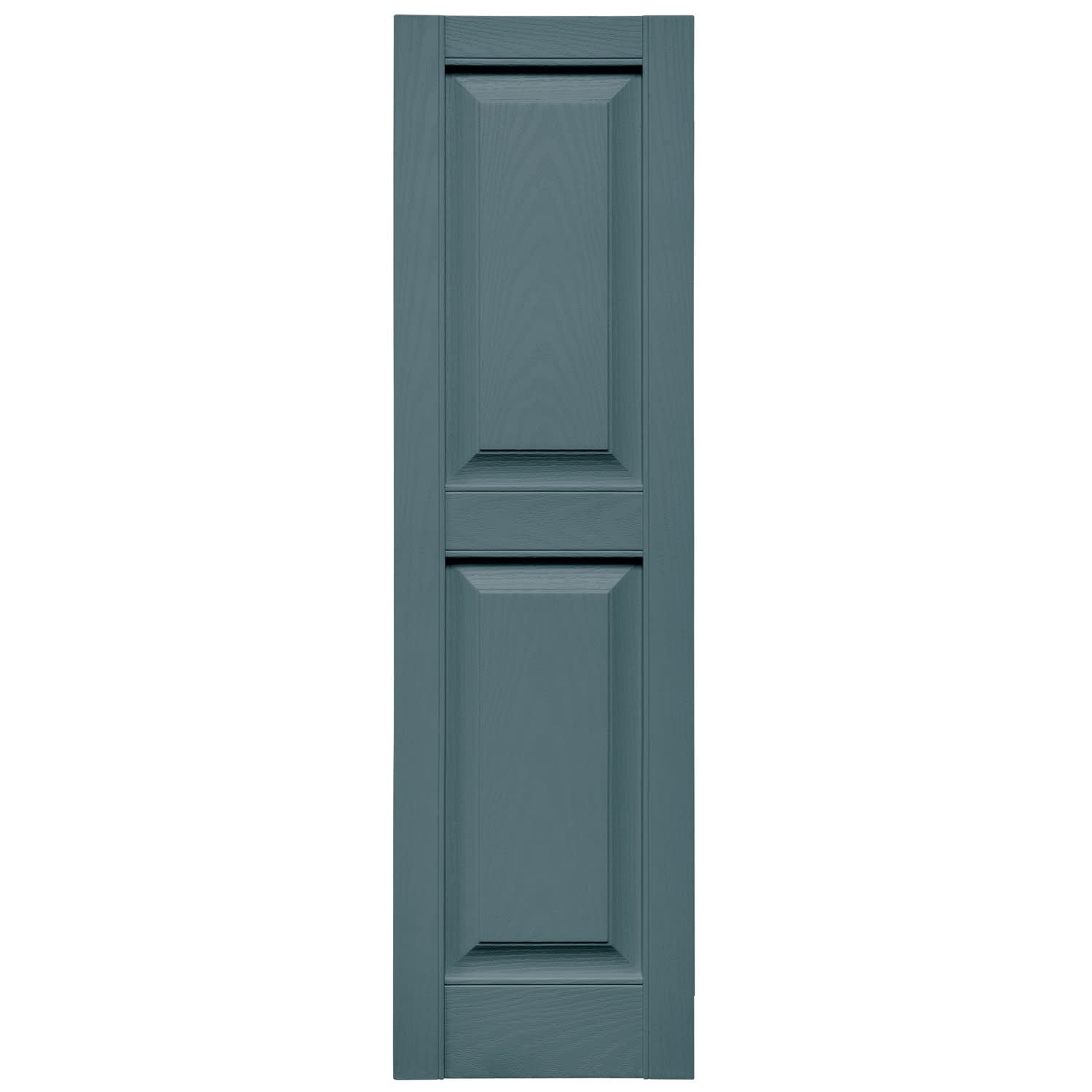 Mid-America Standard Raised Panel Shutter with Shutter-Loks & Screws 004 Wedgewood 14-3/4" x 43"