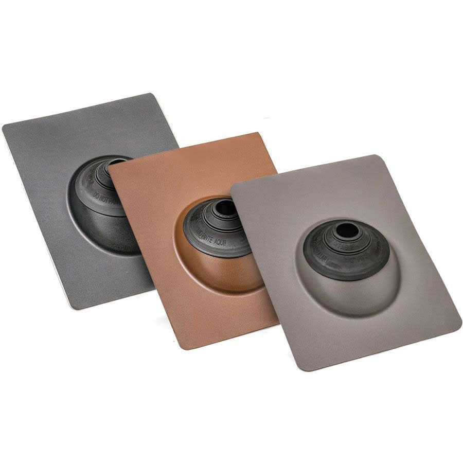 Neverleak ANC Series Aluminum Base Roof Flashing Black 1-1/2" to 3"