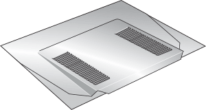 O'Hagin Composition Tapered Low Profile Vent 1/4" Mesh Bronze 4"