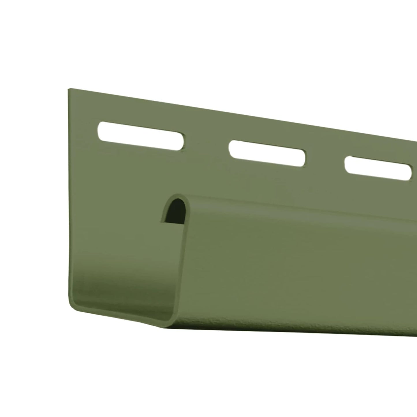 CertainTeed Vinyl Carpentry J-Channel Olive Grove 1/2" x 12' 6"