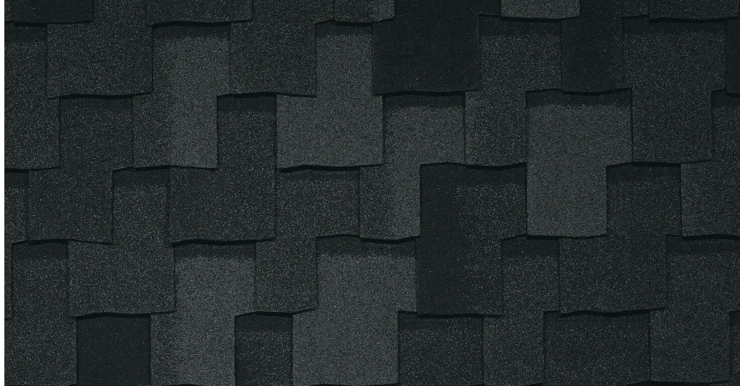 IKO Armourshake Class 3 IR AR Shingles Shadow Black