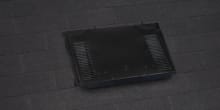 O'Hagin Fire&Ice Tapered Composition Shingle Vent Black 1/4" Mesh 6" Flange