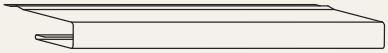 Quality Edge Aluminum J-Channel 502 Brown 3/8" x 12' .019