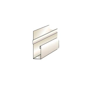 Quality Aluminum J-Channel 280 White 5/8" x 12' .019