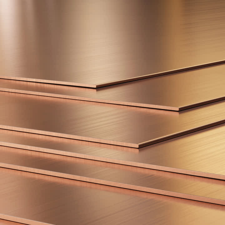 Revere Cold Rolled Copper Sheet 3' x 10' 16 oz